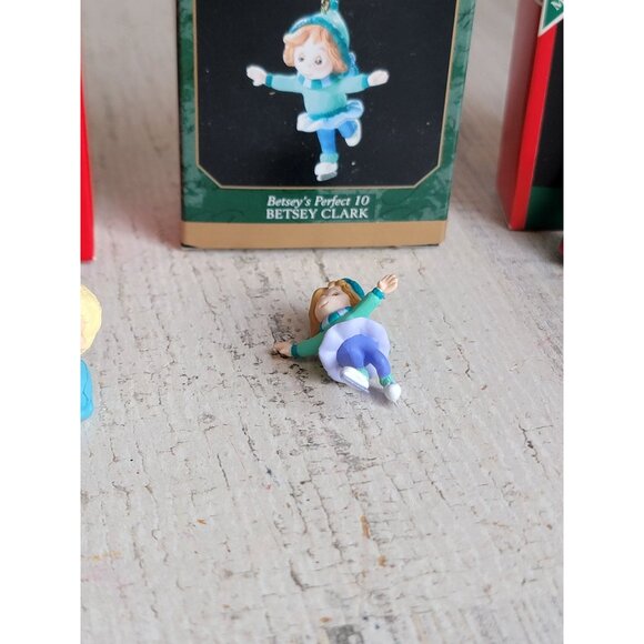 Hallmark miniature puppy kid girl boy variety ornament Xmas ice skate - Picture 3 of 5